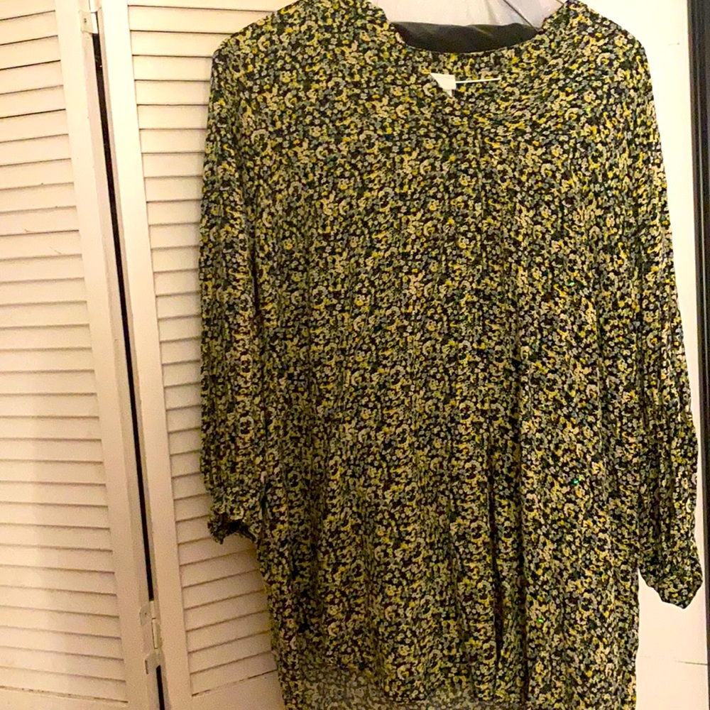 FLROAL DRESS/SHIRT